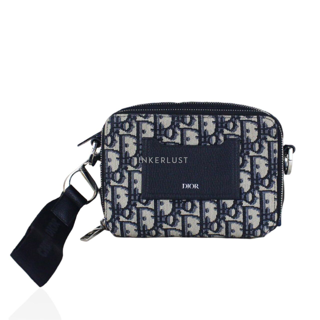 tas pouch Christian Dior Oblique Jacquard Hand Pouch